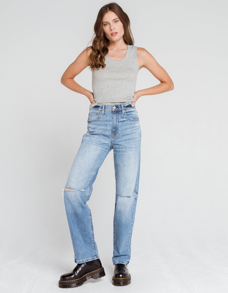 DAZE Sundaze Womens High Rise Dad Jeans image number 0