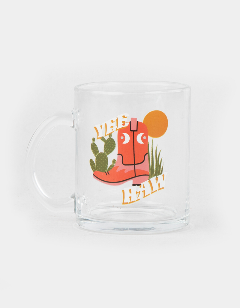 Yee Haw Glass Mug image number 0