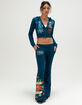 ED HARDY Flame Rose Womens Bootcut Sweatpants image number 1