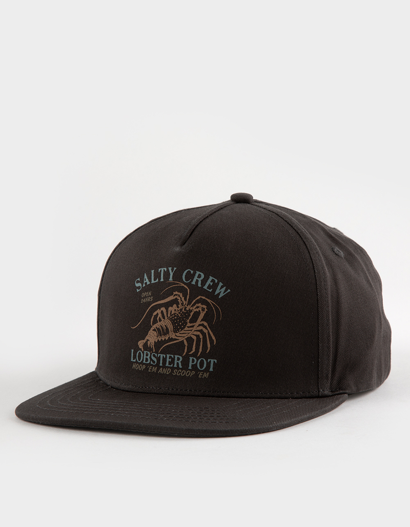 Shop Salty Life Brew Crew Snapback Cap In Black - Fast Shipping & Easy