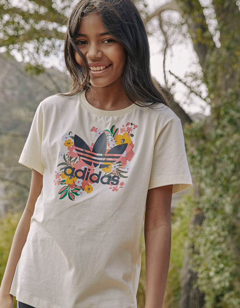 ADIDAS x Her Studio London Floral Girls Tee image number 0