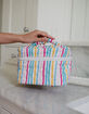 KATYDID Multicolored Stripes Make Up Bag image number 5