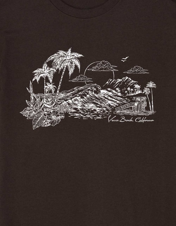 VENICE BEACH Sunset Distressed Unisex Tee Alternative Image