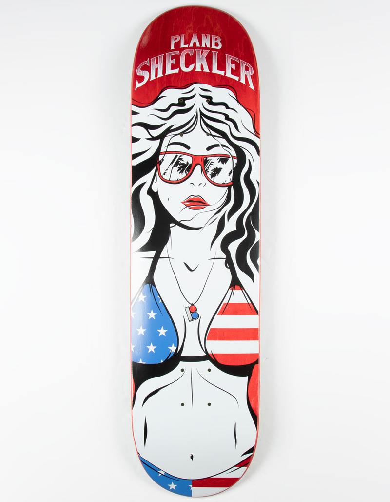 PLAN B Ryan Sheckler Americana 8.0" Pro Skateboard Deck image number 0