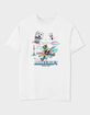 A MINECRAFT MOVIE Steve And Garrett Flying Unisex Kids Tee image number 1