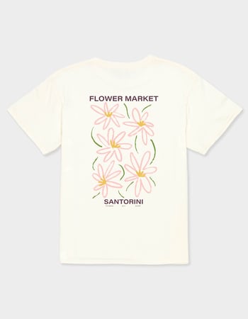 FLOWER Santorini Market Unisex Kids Tee Primary Image