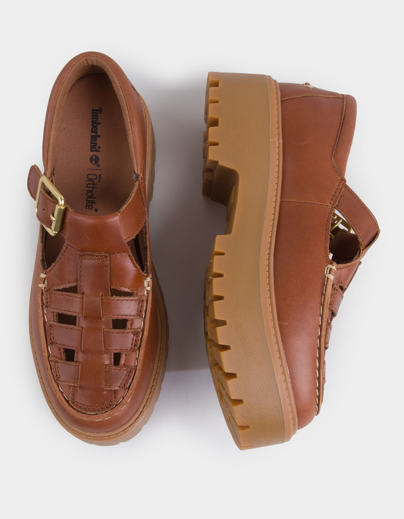 TIMBERLAND Stone Street Mary Jane Buckle Womens Platform Shoes image number 4