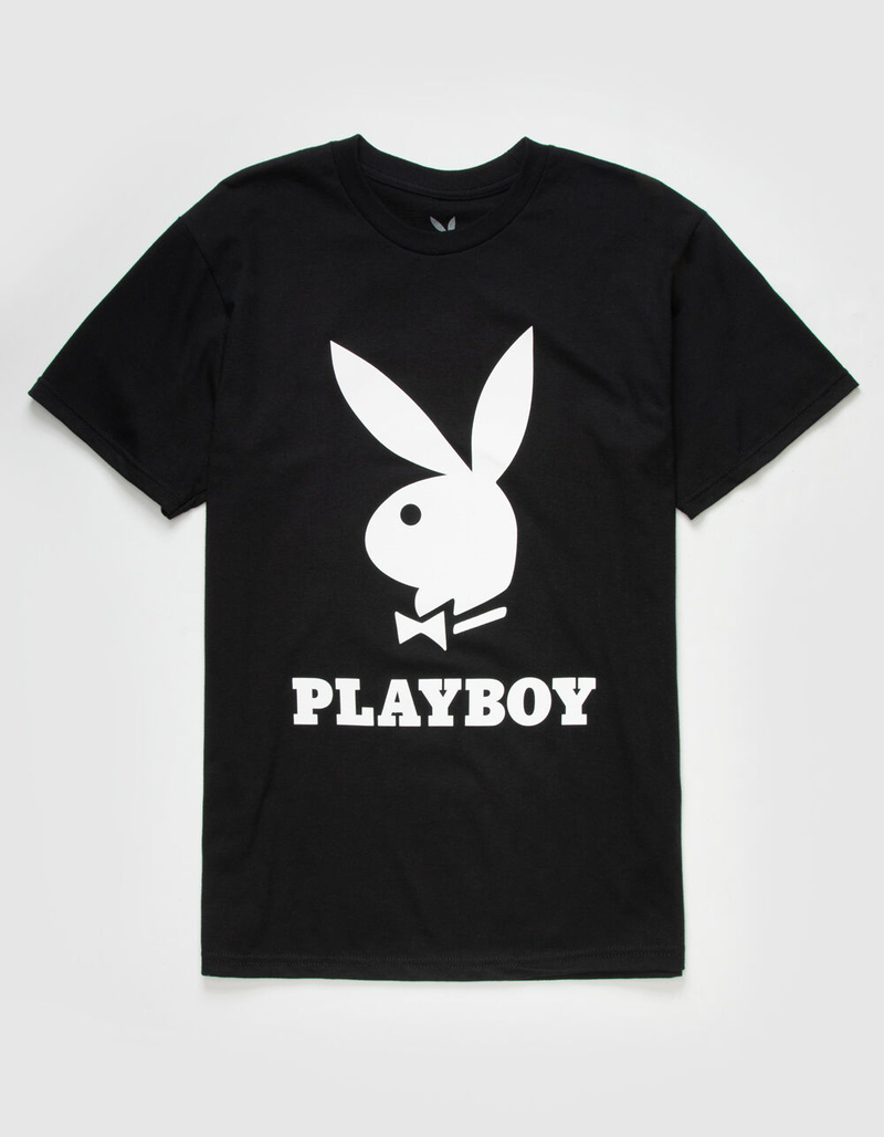 PLAYBOY Large Logo Mens Black T-Shirt image number 0
