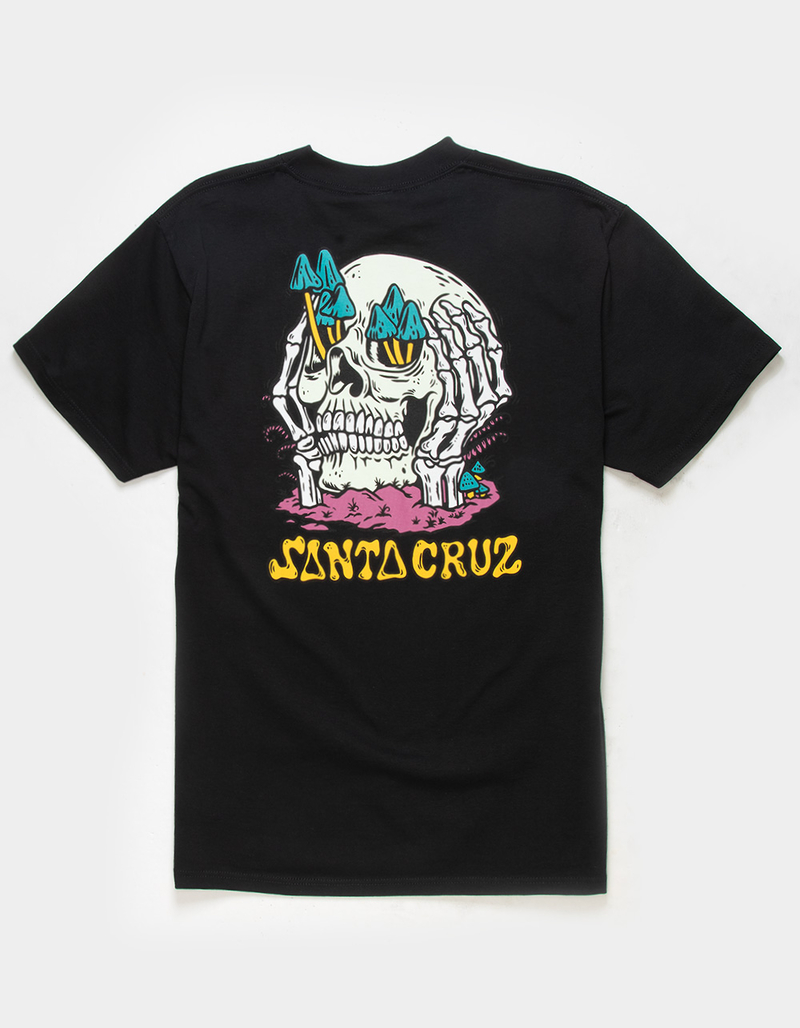 SANTA CRUZ Shroom Skull Mens Tee image number 0