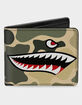 BUCKLE-DOWN Warhawk Shark Face Bifold Wallet image number 1