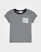 FULL TILT 02 Stripe Girls Tee image number 1