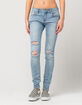 RSQ Ibiza Womens Ripped Skinny Jeans image number 2