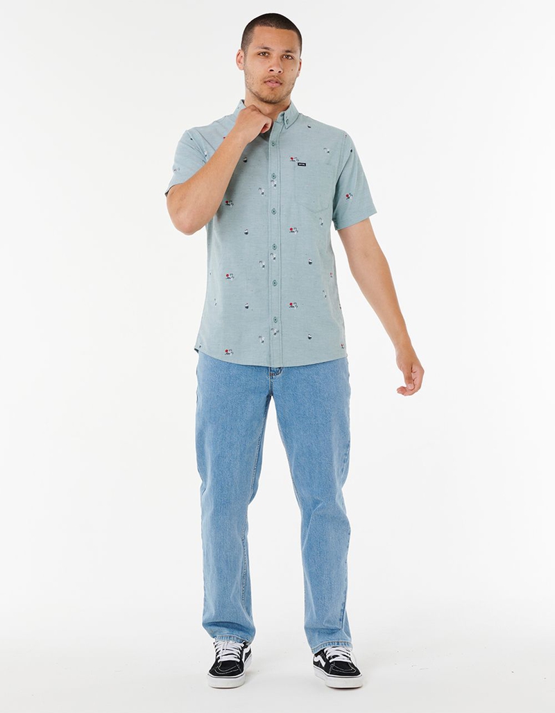 RIP CURL Skelly Breach Mens Short Sleeve Shirt image number 1