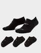 NIKE Everyday Plus 3 Pack Womens Cushioned Training Footie Socks image number 1