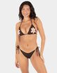 HURLEY Flower Crochet Triangle Bikini Top image number 1