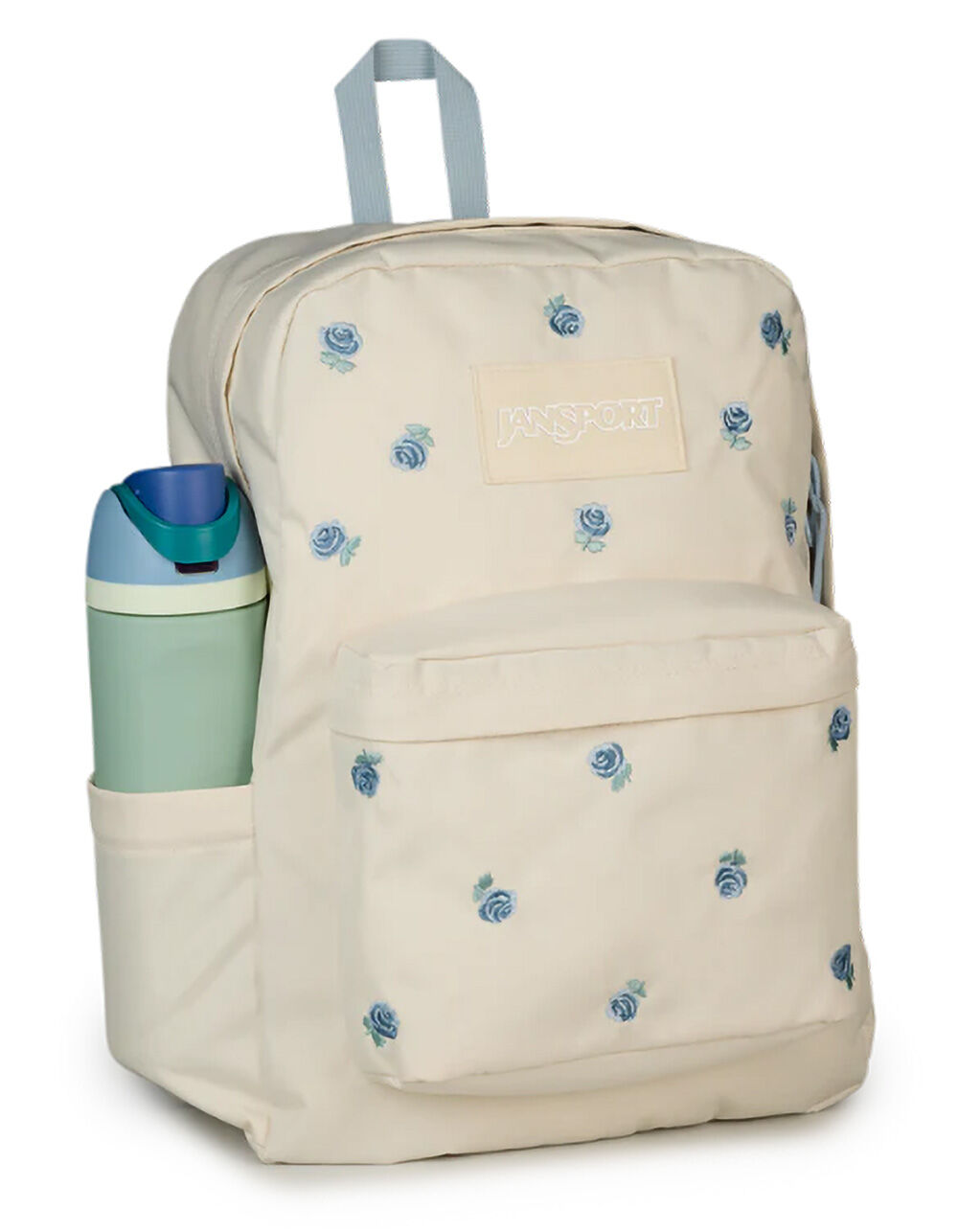 JANSPORT SuperBreak Plus FX Backpack - JUST A ROSE EMBROIDERY MOON