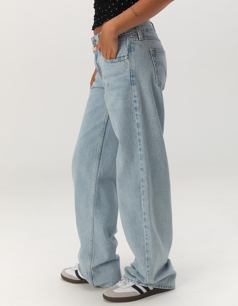 LEVI'S Superlow Loose Womens Jeans - Abraided Art image number 2