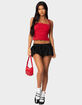EDIKTED Nyrah Straight Neck Halter Top image number 5
