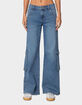 EDIKTED Lunar Low Rise Cargo Jeans image number 1