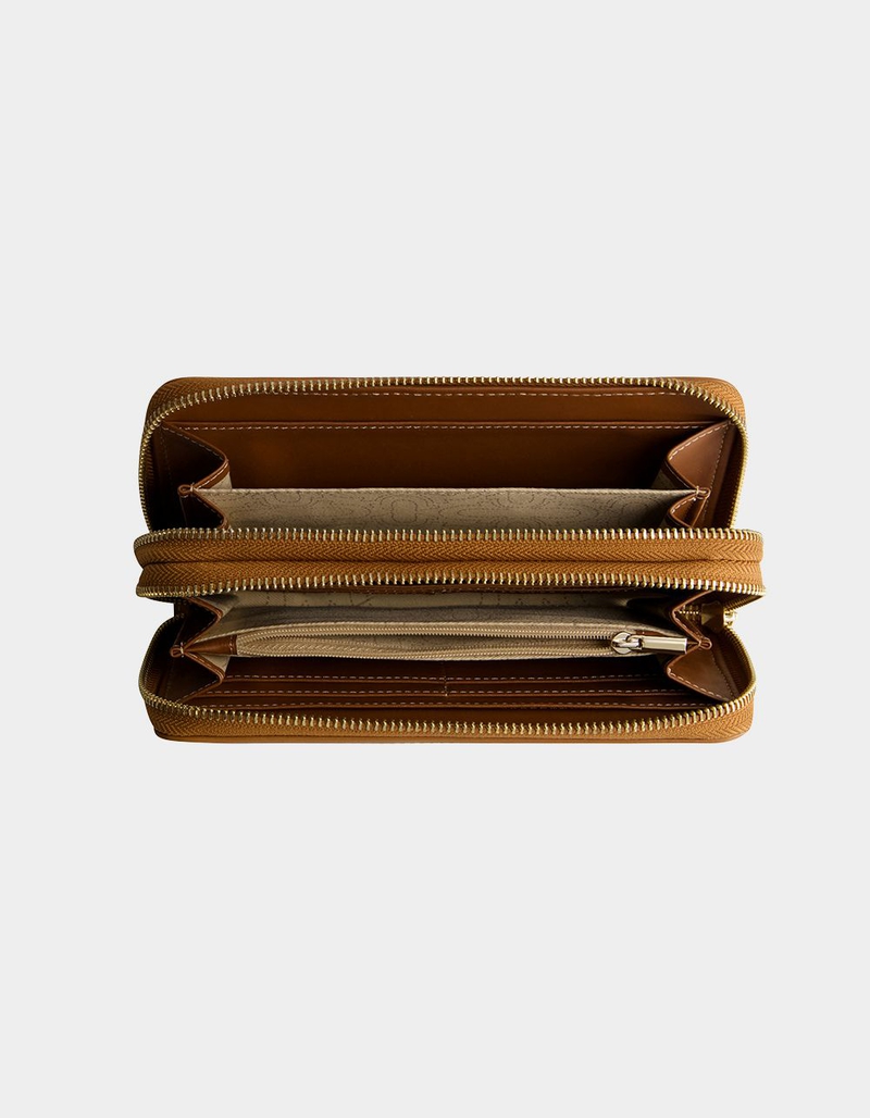TRUE RELIGION Buddha Patch Double Zip Chain Wallet image number 5
