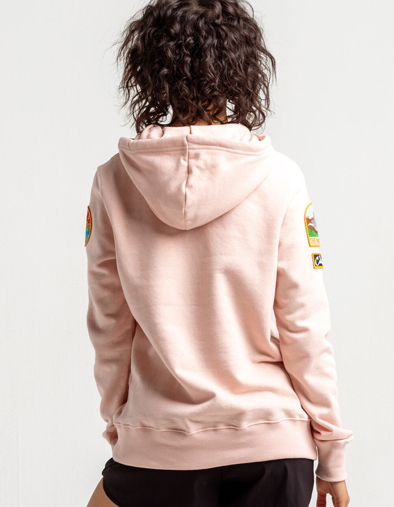 THE NORTH FACE Novelty Patch Womens Pink Hoodie image number 3