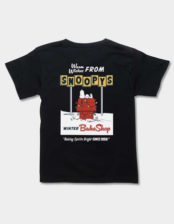 PEANUTS Warm Wishes From Bake Shop Unisex Kids Tee Alternative Image