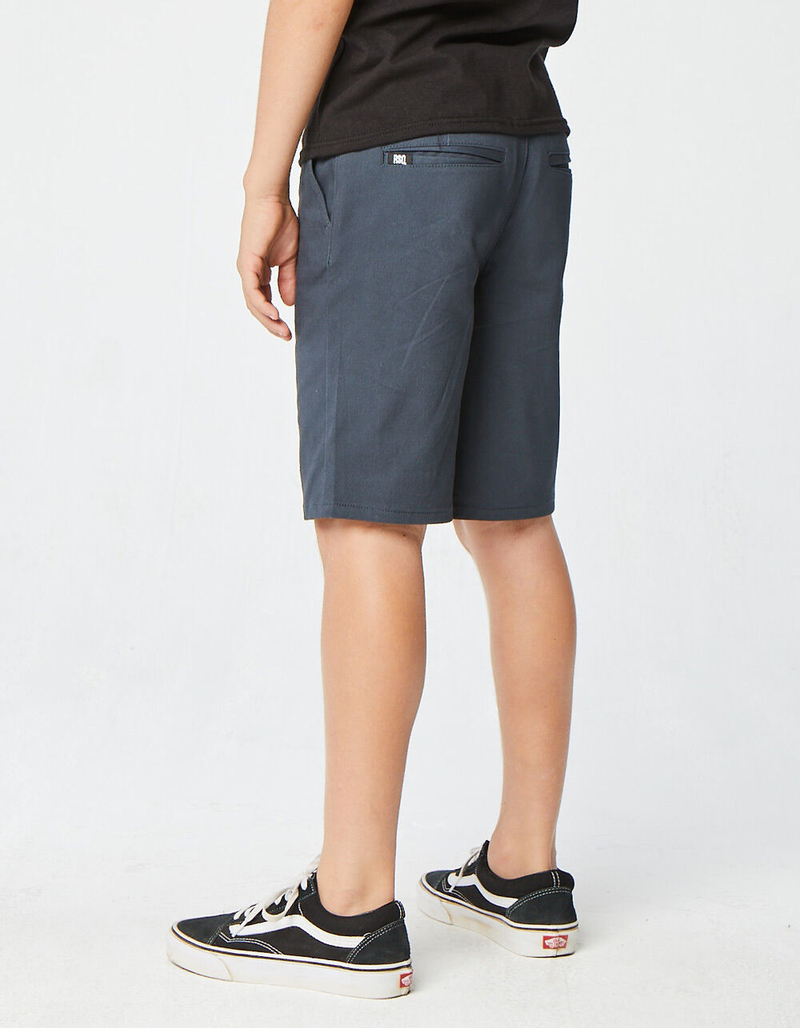RSQ Boys Washed Navy Chino Shorts image number 2