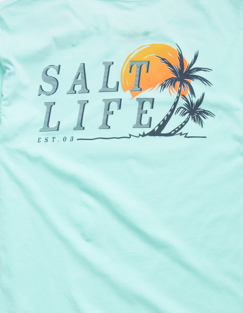 SALT LIFE Leaning Palms Boys Tee image number 2