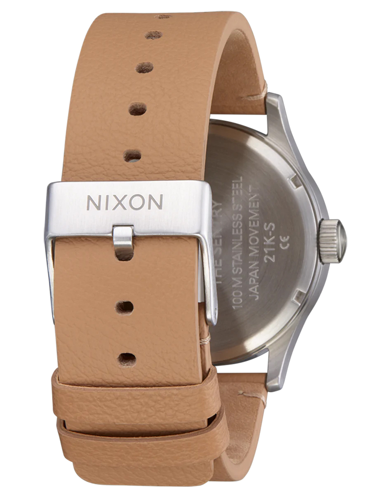 NIXON Sentry Leather Watch image number 2