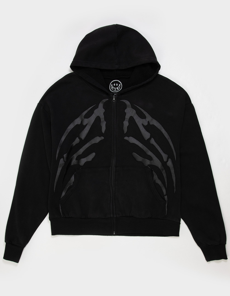 CVLA Skeleton Mens Zip-Up Hoodie image number 1