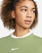 NIKE Sportswear Phoenix Womens Oversized Crop Crewneck Sweatshirt image number 3