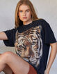 RSQ Tiger Womens Oversized Tee image number 1
