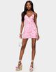 EDIKTED Ayv Sequin Floral Backless Mini Dress image number 4