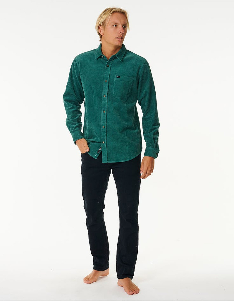 RIP CURL State Cord Mens Button Up Corduroy Shirt image number 2
