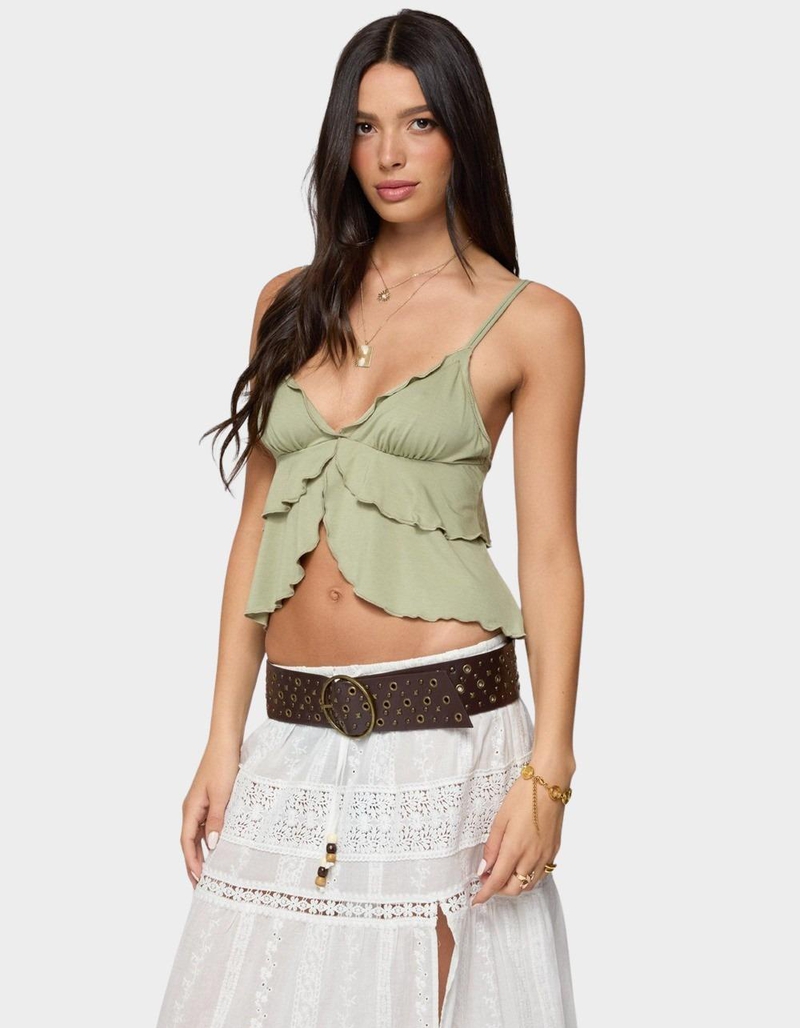EDIKTED Kailan Ruffled Babydoll Top image number 1