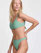 JOLYN Kacey Ribbed Bralette Bikini Top image number 3