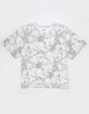 RSQ Mens Washed Boxy Tee image number 3