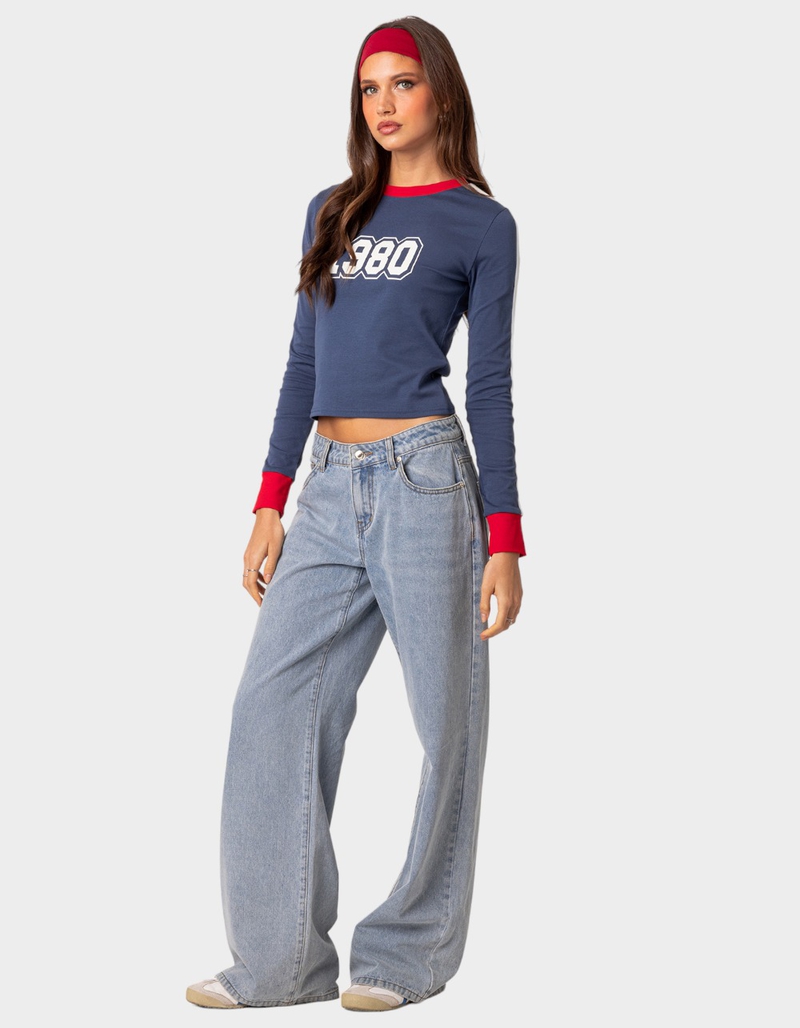 EDIKTED 80 Baby Long Sleeve Tee image number 2