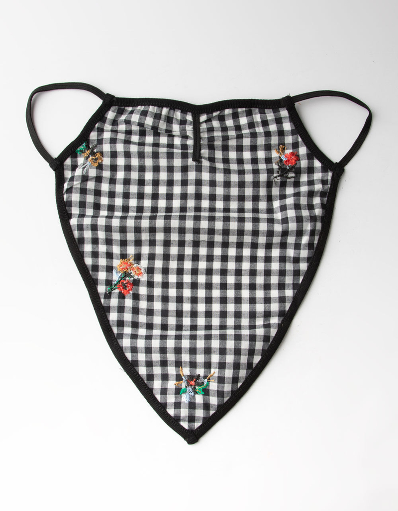 SELF ESTEEM Gingham Bandana Fashion Face Mask image number 0