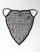 SELF ESTEEM Gingham Bandana Fashion Face Mask image number 1