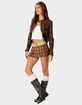 EDIKTED Teddi Washed Faux Leather Jacket image number 5
