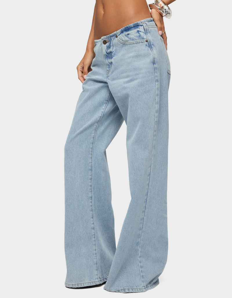EDIKTED Veya Low Rise Baggy Jeans image number 1