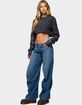 EDIKTED Maiah Low Rise Barrel Jeans image number 4