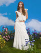 PATRONS OF PEACE Lotus Womens Maxi Skirt image number 1
