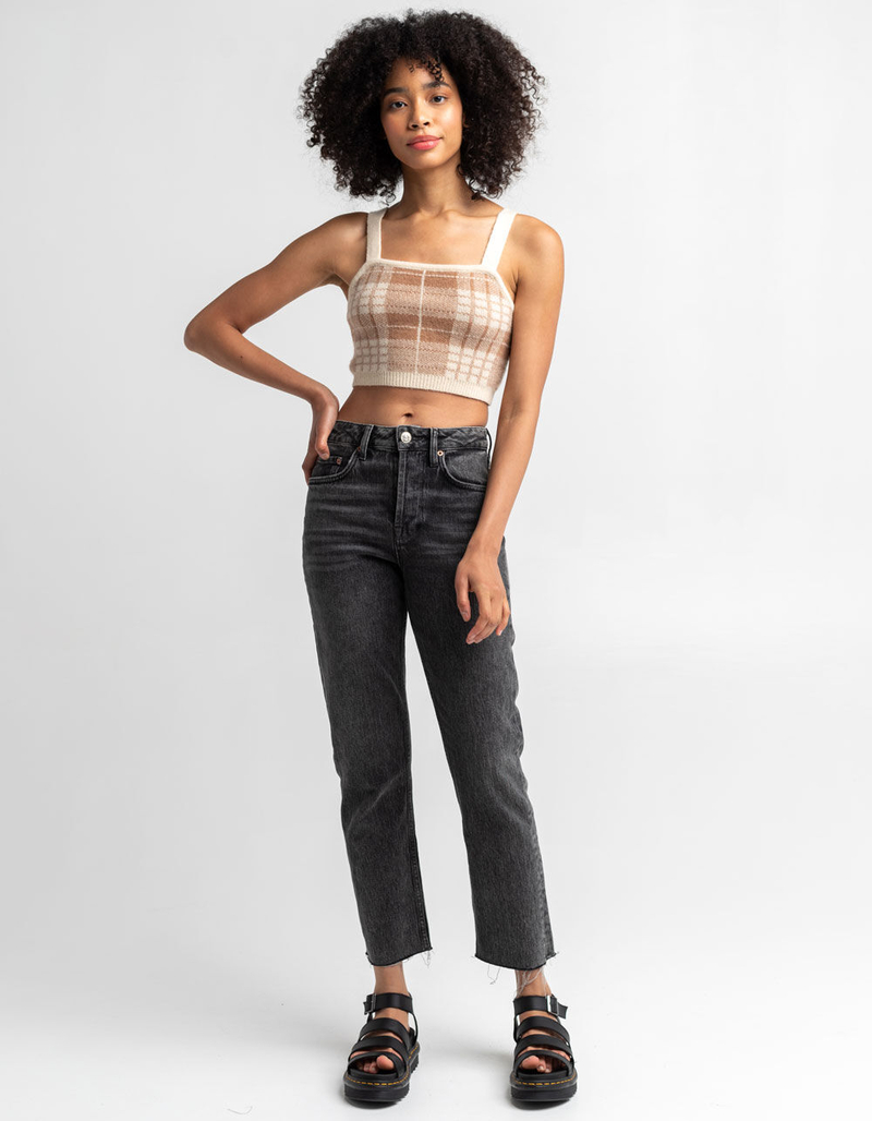 FULL TILT Womens Plaid Cami image number 3