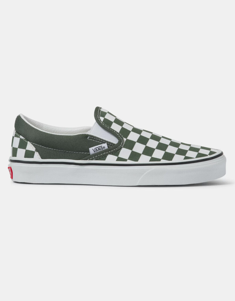 VANS Checkerboard Classic Womens Slip On Shoes image number 1
