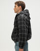 RSQ Mens Hooded Plaid Jacket image number 4