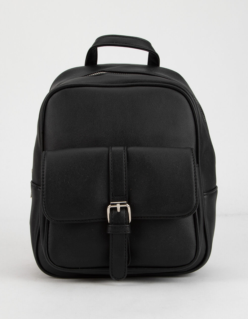 FULL TILT Buckle Detail Black Mini Backpack image number 0