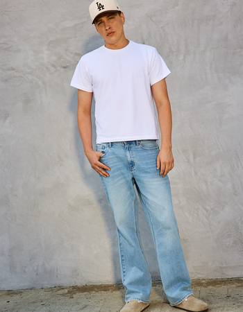 RSQ Mens Relaxed Bootcut Jeans Primary Image