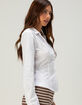 RSQ Womens Long Sleeve Button Up Shirt image number 3